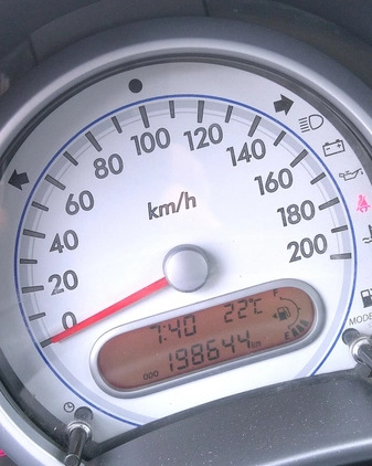 Suzuki Splash cena 10500 przebieg: 199000, rok produkcji 2009 z Słupsk małe 742